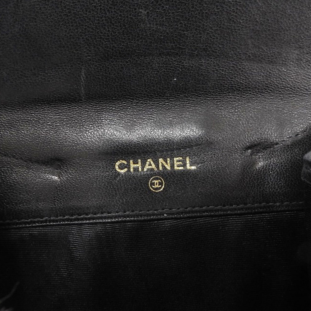 CHANEL Authentic Black Caviar Leather Logo Wallet - Picture 7 of 7